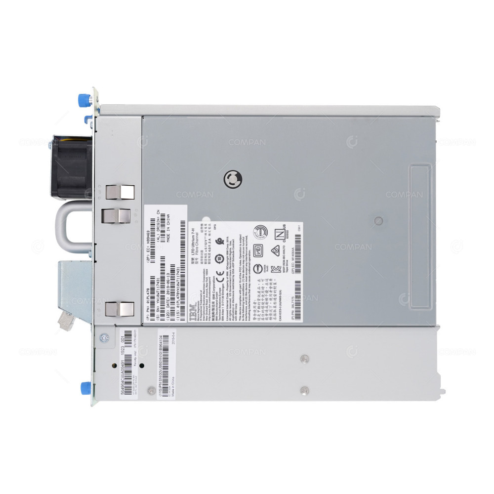 01PL478 IBM LTO7 6TB 15TB TAPE CAPACITY HH 8GB FIBRE CHANNEL TAPE DRIVE